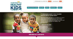 Desktop Screenshot of harvestforhealthykids.org